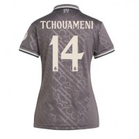 Echipament fotbal Real Madrid Aurelien Tchouameni #14 Tricou Treilea 2024-25 pentru femei maneca scurta